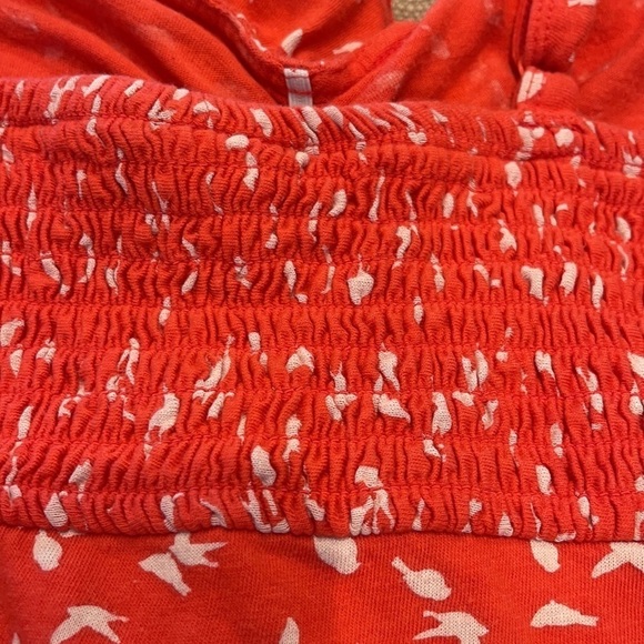 TORRID Red Tank w/Bird Pattern 60%cotton/40% modal - Picture 4 of 7